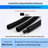 Quadruple 4:1 Heat Shrink Tubing, Double Wall, Adhesive-Insulated Waterproof Sealing, Thick Wall, Size Range: 2mm-72mm