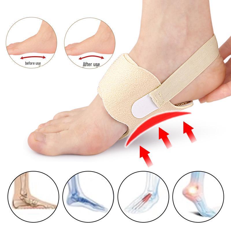 Orthopedic Flat Arch Support Pads - Comfortable, Adjustable Plantar Fasciitis Relief