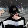 Lamb wool hat female autumn and winter tide show face small versatile cute warm cap plush baseball cap