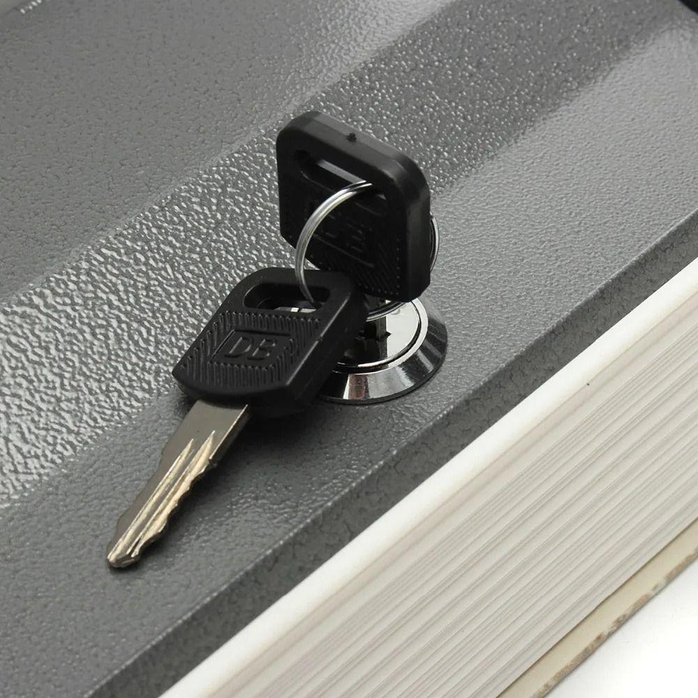 Analog Dictionary Password Security Safe Box Book Shape Key Locker Retro Book Safe Box Home