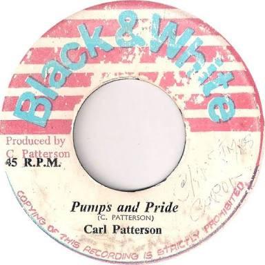 7inch Record CARLTON PATTERSON KING TUBBY Pumps And Pride Booby Trap NONE Black White Jamaica Reggae Ska Dub Used