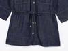 Summer European & American Style Denim Shirt with Decoration & Wide Leg Pants