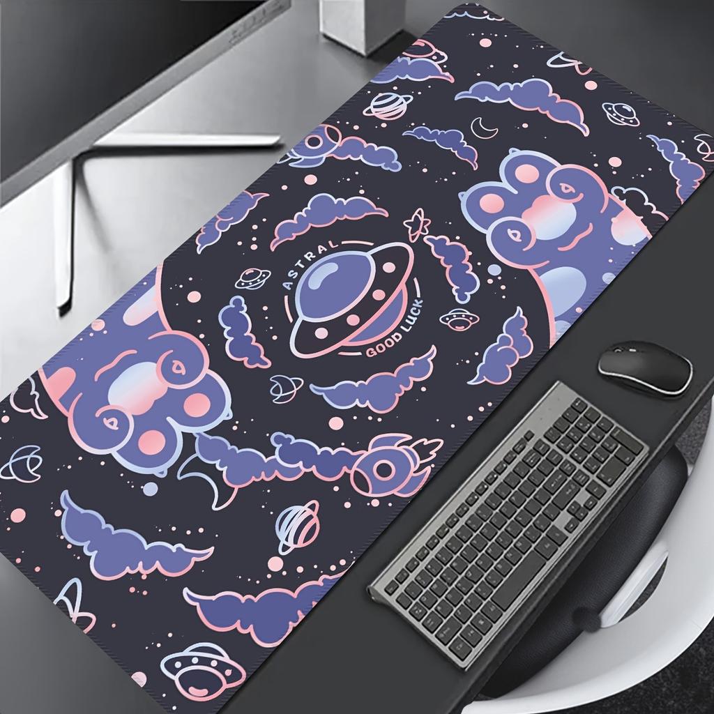 Large Gaming Mouse Pad with Floating Claw Design HD Computer Office Game Table Mats XXL Rubber Anti-slip Long Keyboard Desk Pads