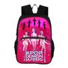 Hunter Witches Kpop Backpack With Oxford Fabric And Breathable Cushion Straps For School Students