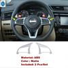 ABS Auto Steering Wheel Button Gear Shift Decoration Frame Cover Trim For Nissan Leaf 2018 -  Interior Refit Kit Accessories