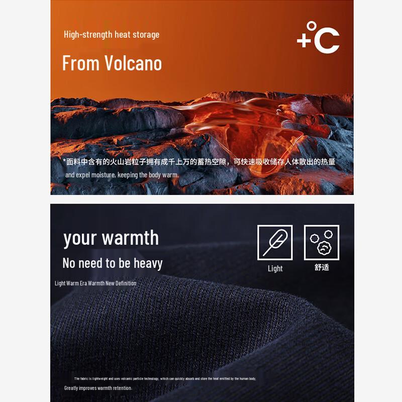 Navigare Men's Warm Fleece Slim Tapered Casual Pants