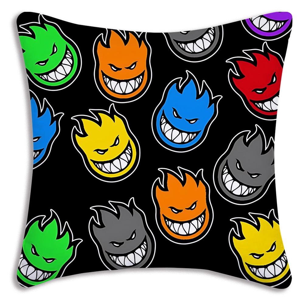 Skateboard Toys M-Machine Pillow Covers Cartoon Sofa Decorative Home Double-sided Printing Short Plush Cute Cushion Cover