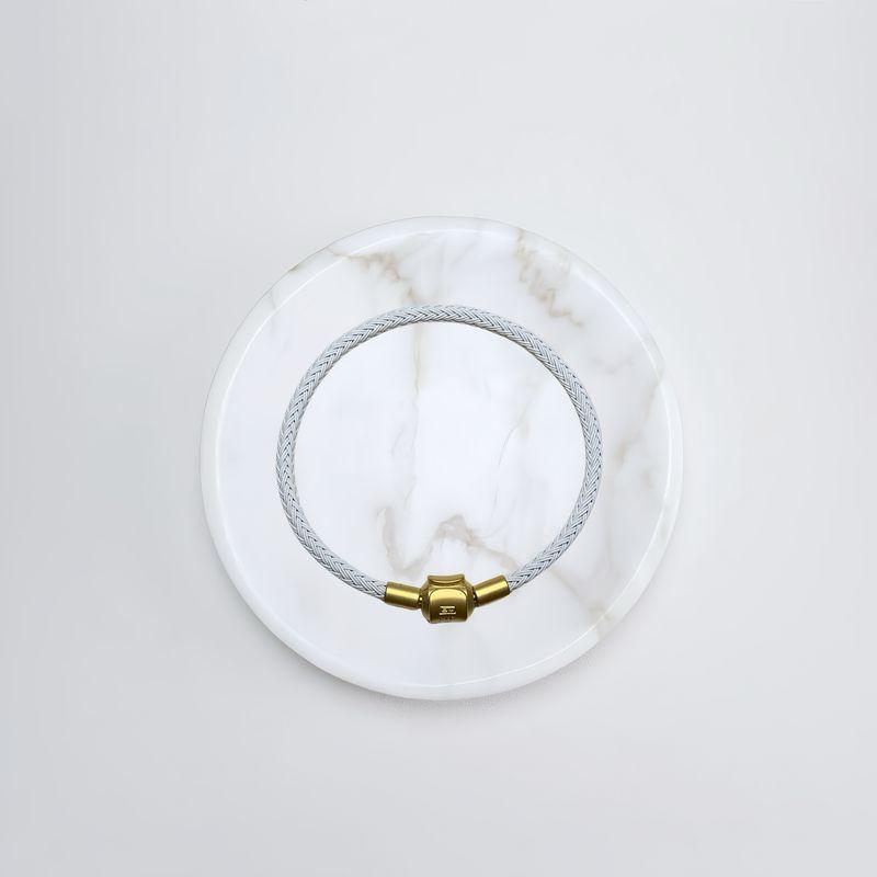 

Водонепроницаемые Переводные Бусины 3D Жесткий Трос из Чистого Золота 15cm Cold Gray