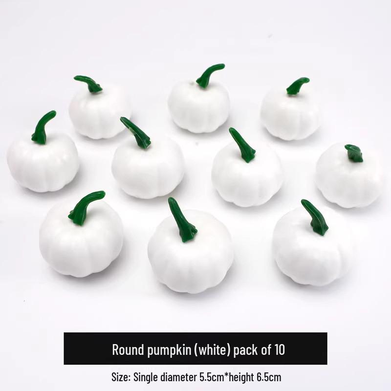 Handmade Halloween Ghost Face Pumpkin Bouquet Floral Art DIY Accessories