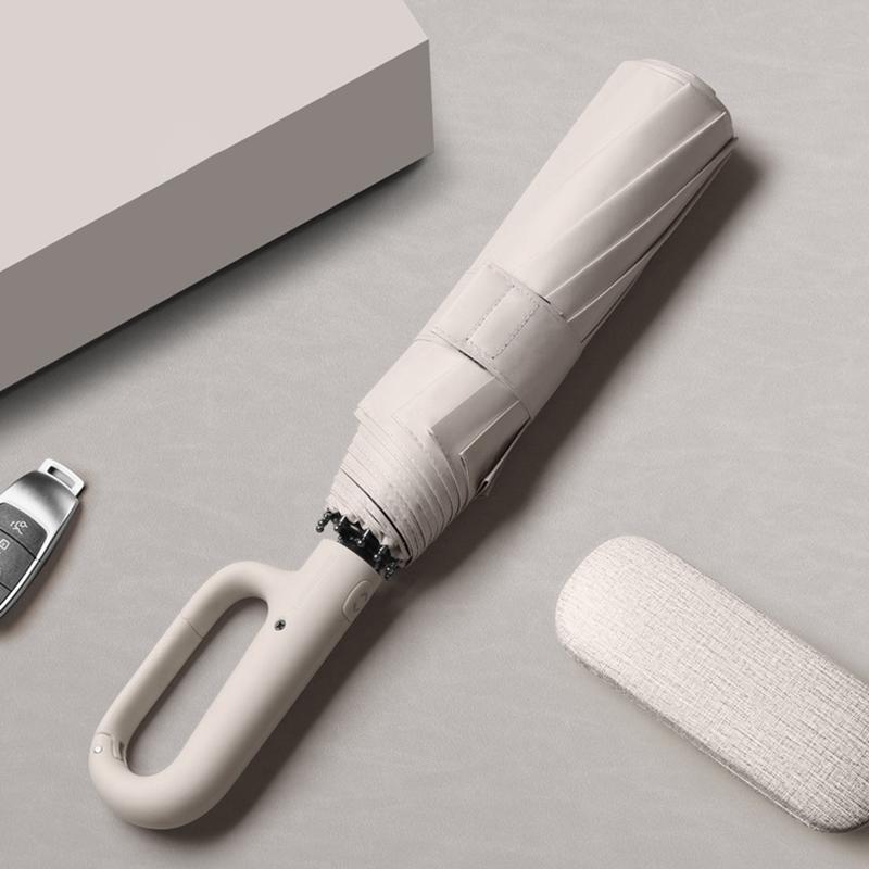 Travel Buckle Umbrella Outdoor, Automatic Umbrella Windproof Strong, 125cm Large Folding Rain Umbrella for Men, Free Shipping