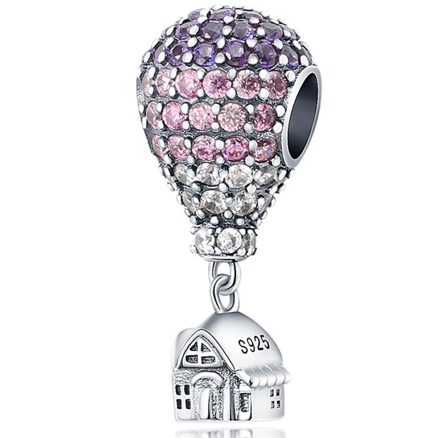 The Home Charms Mărgele Argint 925 Lovely House Dangle Fit Bratara Colier Bijuterii DIY