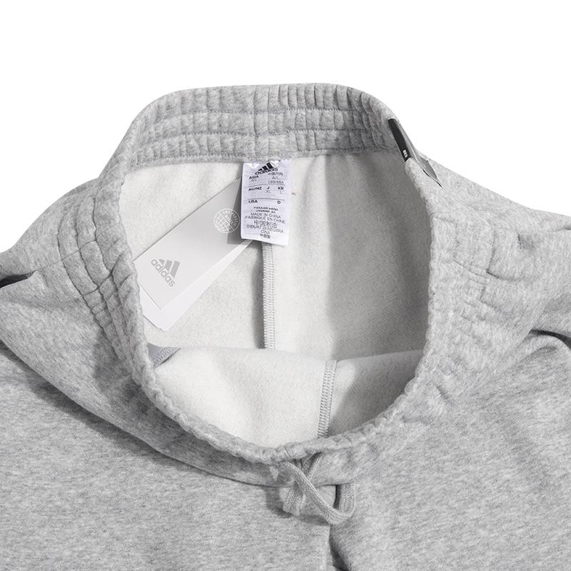 Adidas Essential Trefoil Knit Joggers Men Pants Gray HL6877