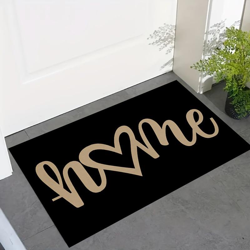 1 love doormat for entrance door, bathroom, living room, home decoration, spring decoration