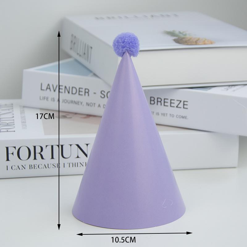 Solid Color Party Birthday Hat - Multiple Colors Available