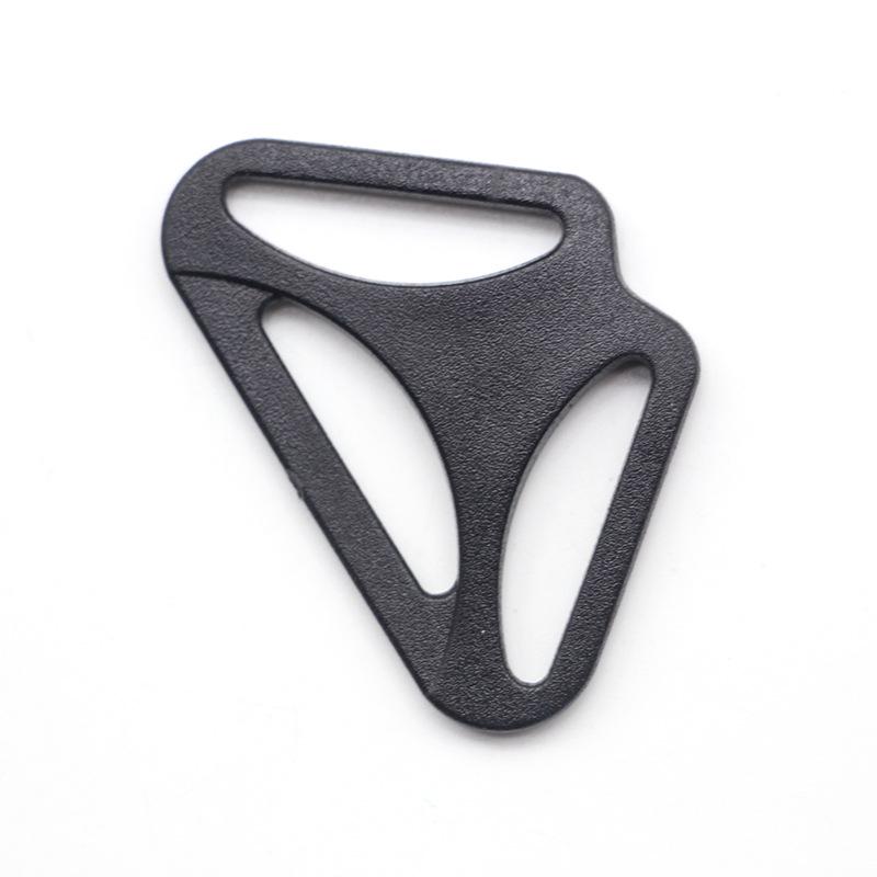 Adjustable Plastic Triangle Insert Buckle for Webbing and Shoe Material - Versatile Accessory