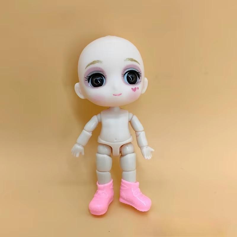 1Pcs 4 Inch Anime Doll Princess Accessories Mini Doll Or Body Replacement Part 6.3Cm Height Body With Muti Joints