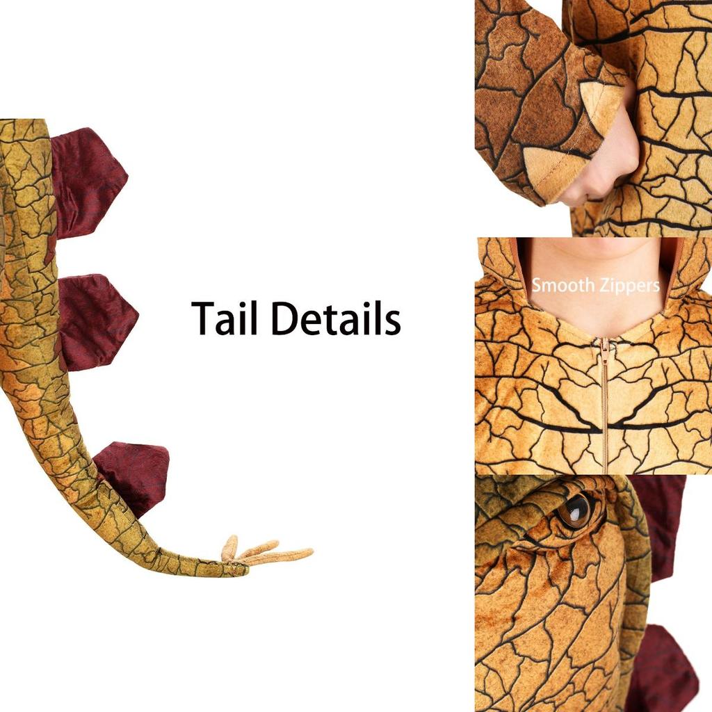 Jurassic Park Dinosaur Cosplay Costume For Kids Halloween Role Play T-rex Triceratop Stegosaurus