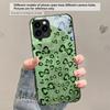 Abstract leopard print For iPhone 17 Air 16 E 15 Plus 14 Pro Max 13 12 mini 11 5 6 7 8 Plus XR XS Max SE Black Glass Phone Case