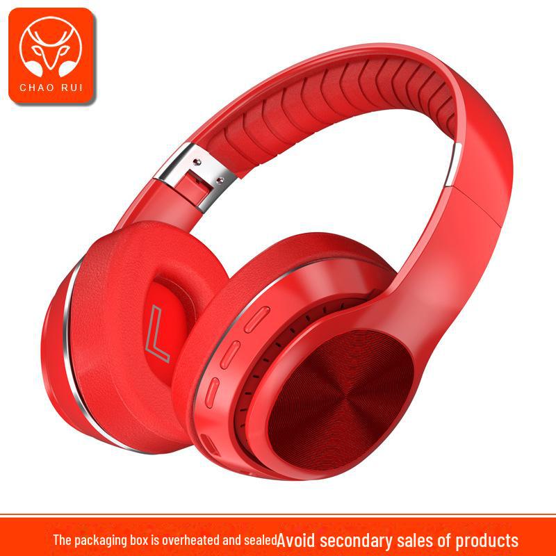 

Высококачественная складная беспроводная спортивная Bluetooth-гарнитура в металлическом корпусе красный