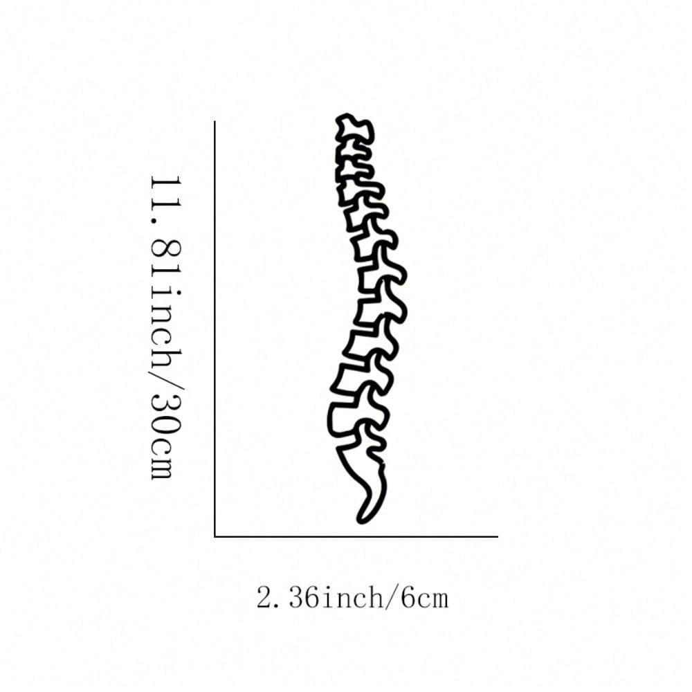 Metal Wall Art Spine Design Hand Forged Iron Decor Living Room Home Science Anatomy Decor разноцветный