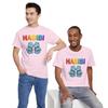 Rainbow Habibi with kissing blue gummy bears T-Shirt | LGBTQ shirt