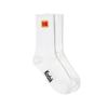 Color Plus Mini Logo Crew Socks WHITE