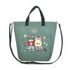 Bolsa Tote de Ombro Kusguru Japão Animal Mode Verde 2 Vias, Feminina, 258530,