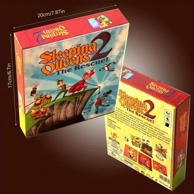 Juego de Mesa Sleeping Queens, Recopilación de Cartas, Juego Familiar Padre-Hijo