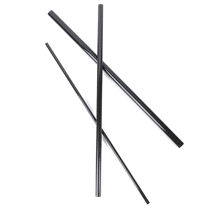 1ks Trubka z uhlíkových vláken Délka 500 mm Průměr 8-18 mm Pro RC model letadla