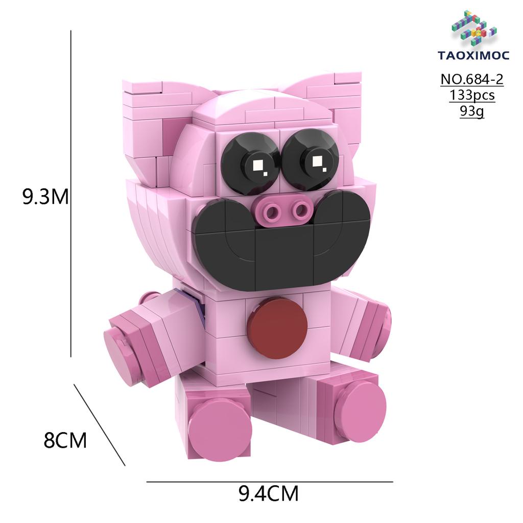 2024 Smiling Critters Children's Block Plastic Game Designer for Teens and Children