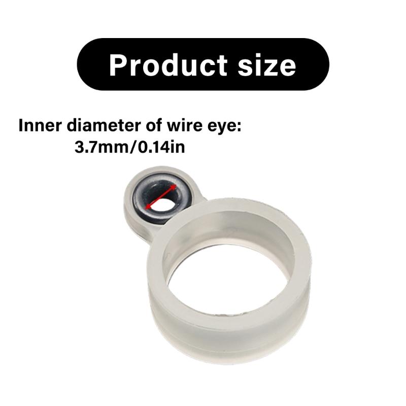 14Pcs/22Pcs O Rings Fishing Rod Wire Ceramic Rings Fishing Line Guide Different Size Rod Guide Rings Fishing Accessories
