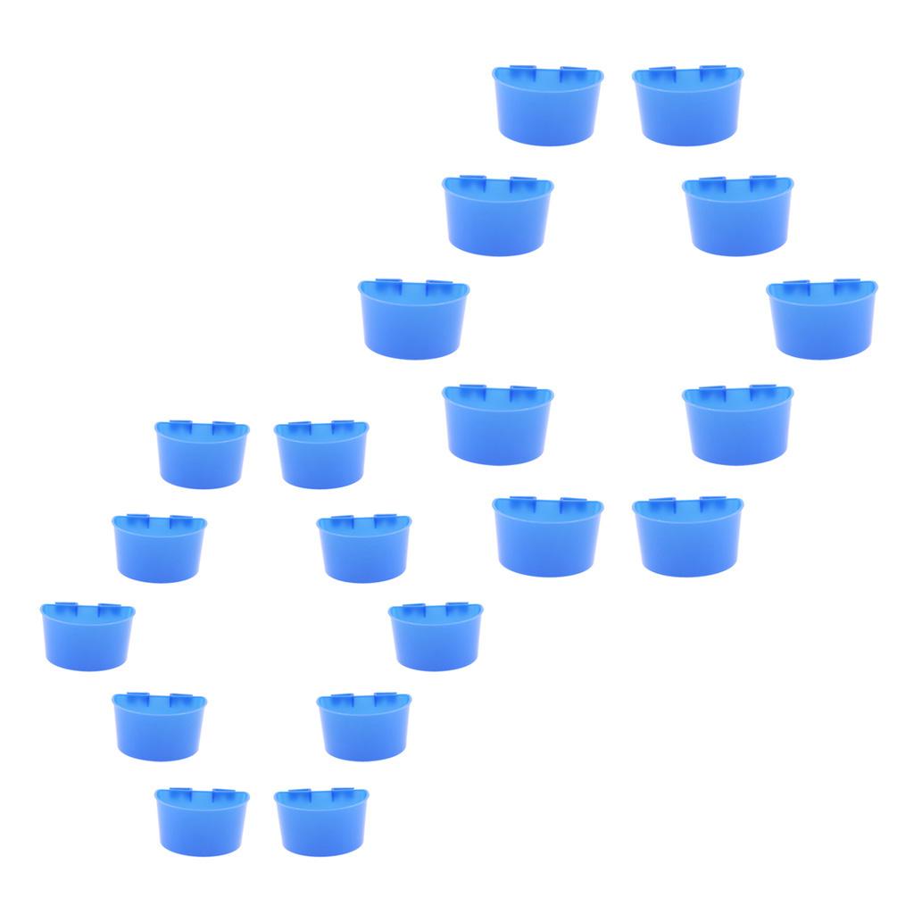 Bird Cage Feeders Durable Plastic Parrot Feeding Bowl Pigeon Water Feeder Tray for Poultry Pet Accessories