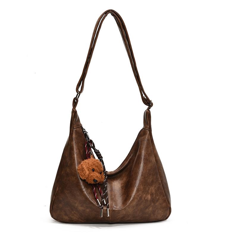 

Сумка для поездок на работу Женская Вместительная Новая Наплечная Сумка-мессенджер Повседневная Сумка-тоут no pendant коричневый