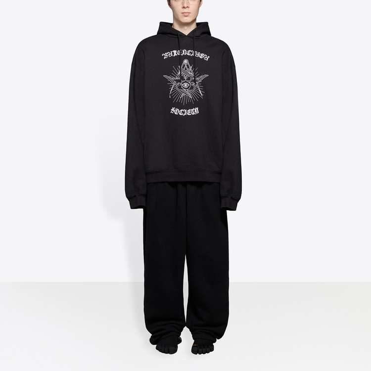 Balenciaga Sweatshirt Loose Fit Men's Black 641679TJV791000