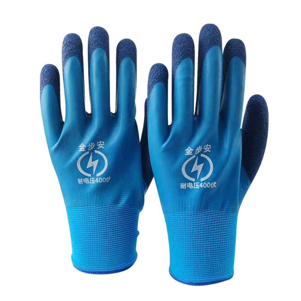 

Safety Protective Electrician Insulating Gloves Double-sided Isolate Gloves Electric Communication синий