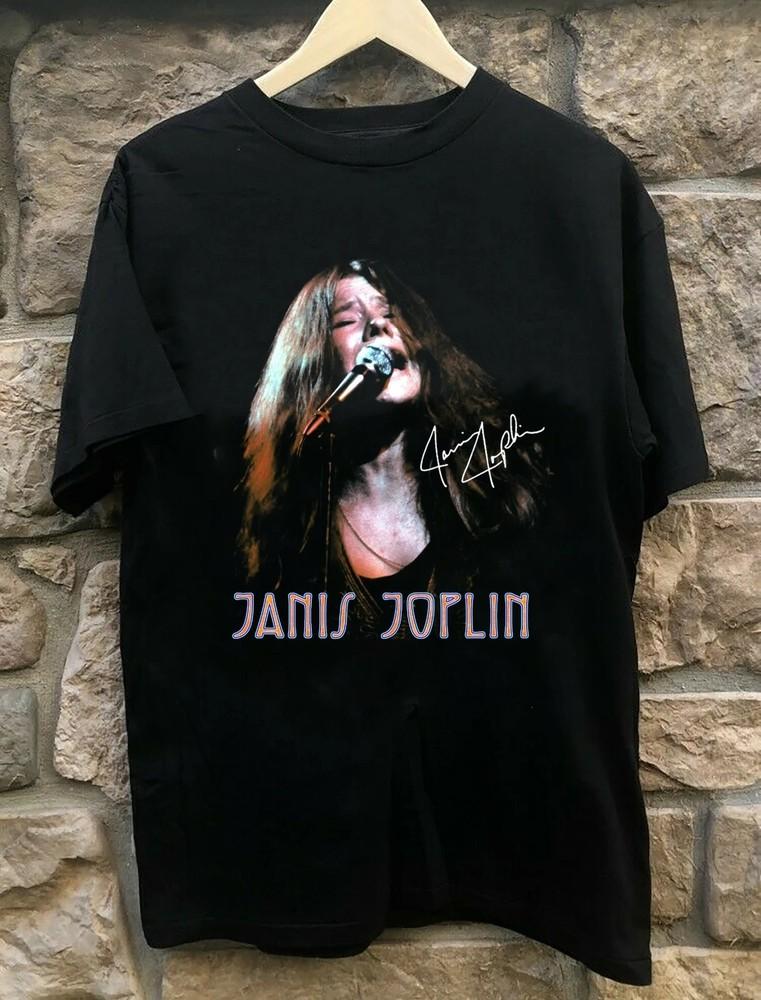 

New Popular Janis Joplin Singer Gift For Fan Black All Size Unisex T-Shirt Unisex T-Shirt M