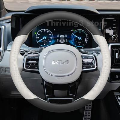 Leder-Autolenkradabdeckung für Sorento X-Pro HEV PHEV EcoHybrid 2015-2025 Auto-Innenraum Kia Sorento 2025 Zubehör