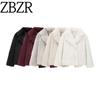 Za Autumn and Winter New Arrivals Women's Clothing Zr European and American Style Fashionable Simple Versatile Long-Sleeved Faux Fur Coat 4360246