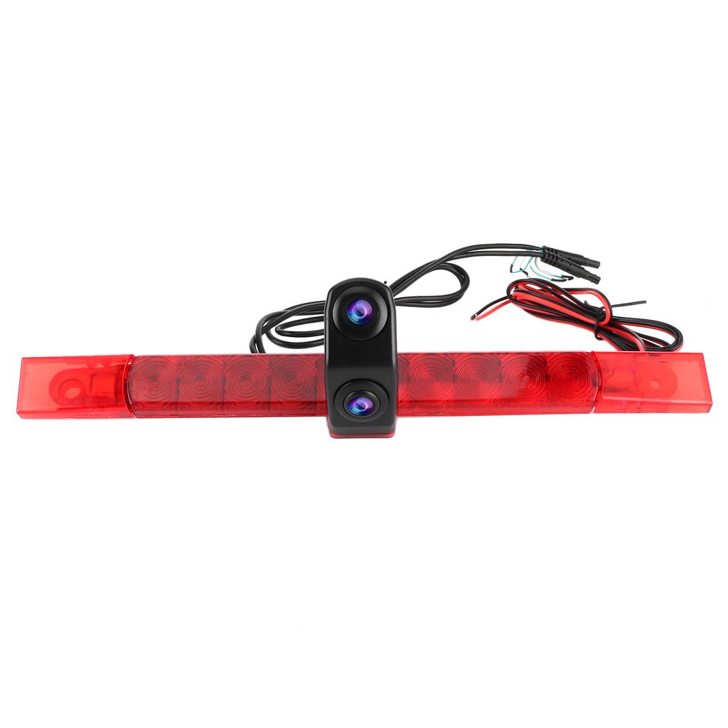 Universal High Mount Brake Light with Camera HD Dual Lens 13 PC4089 Sensor Waterproof