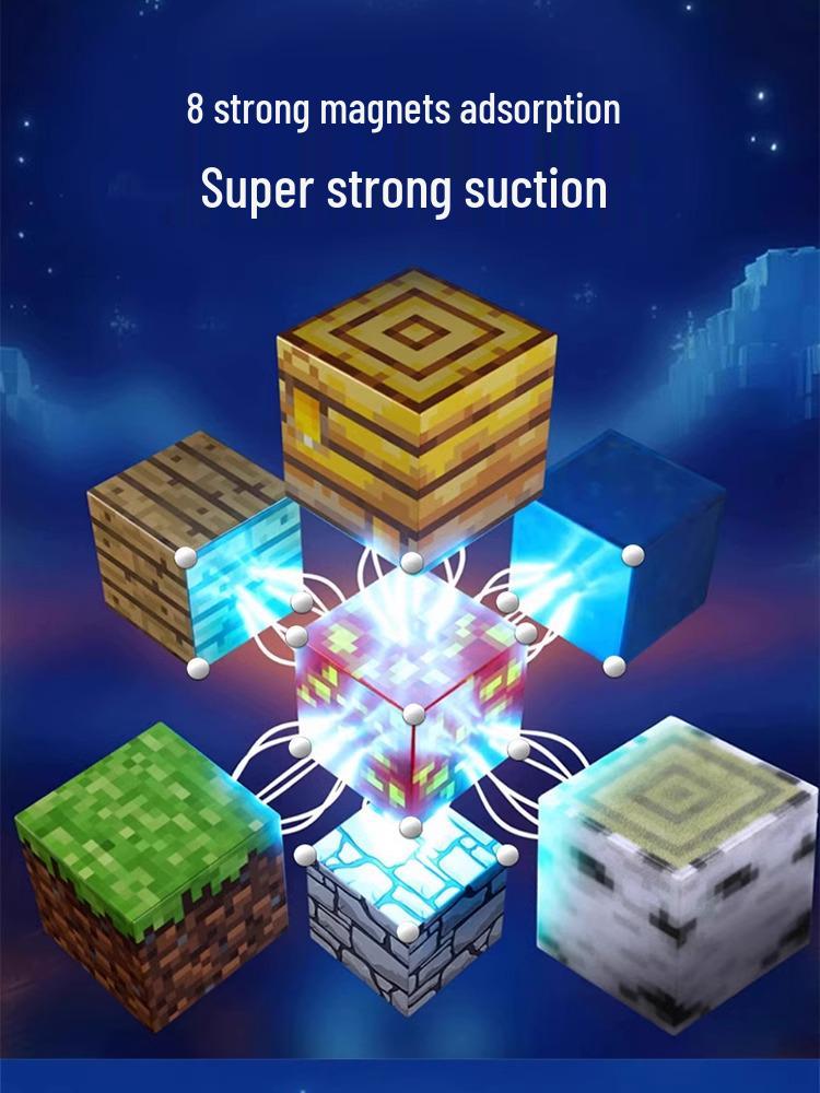 Magnetic Cube Building Blocks - Strong Mini Magnets for Kids' Toys and Figurines