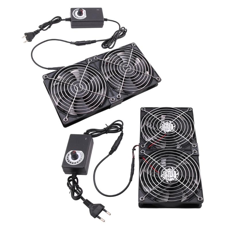 2750RPM 120MM Large Air Volumes 100-240V Mining Machine Workstation Cabinet Server Case Cooling System Fan