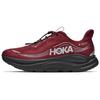 HOKA ONE ONE CLIFTON 11 Running Shoes Men's Low Top Burgundy/Carbon Bl