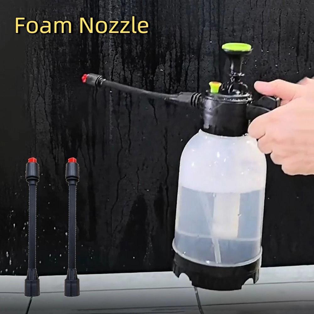2pcs Long Spray Nozzle Windproof Electric Sprayer Nozzle Practical Foam Nozzle Spray Bottle