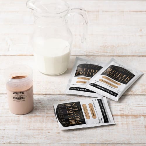 Hybrid Intestinal Fiber Protein (38g X 8 Packets, Cocoa) WPI Formulated with 3 Ingredients That Reach Deep In the Intestines Supervised by Yu Suzuki M