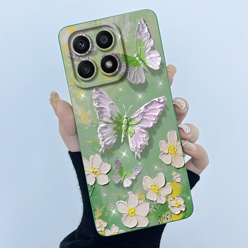 Hülle Für Honor X8a 4G X8b X8 4G Hülle Panda Süße Mädchen Katzen Flüssig Stoßfest Weicher Stoßfänger Für Honor X 8a X 8b Rückseite