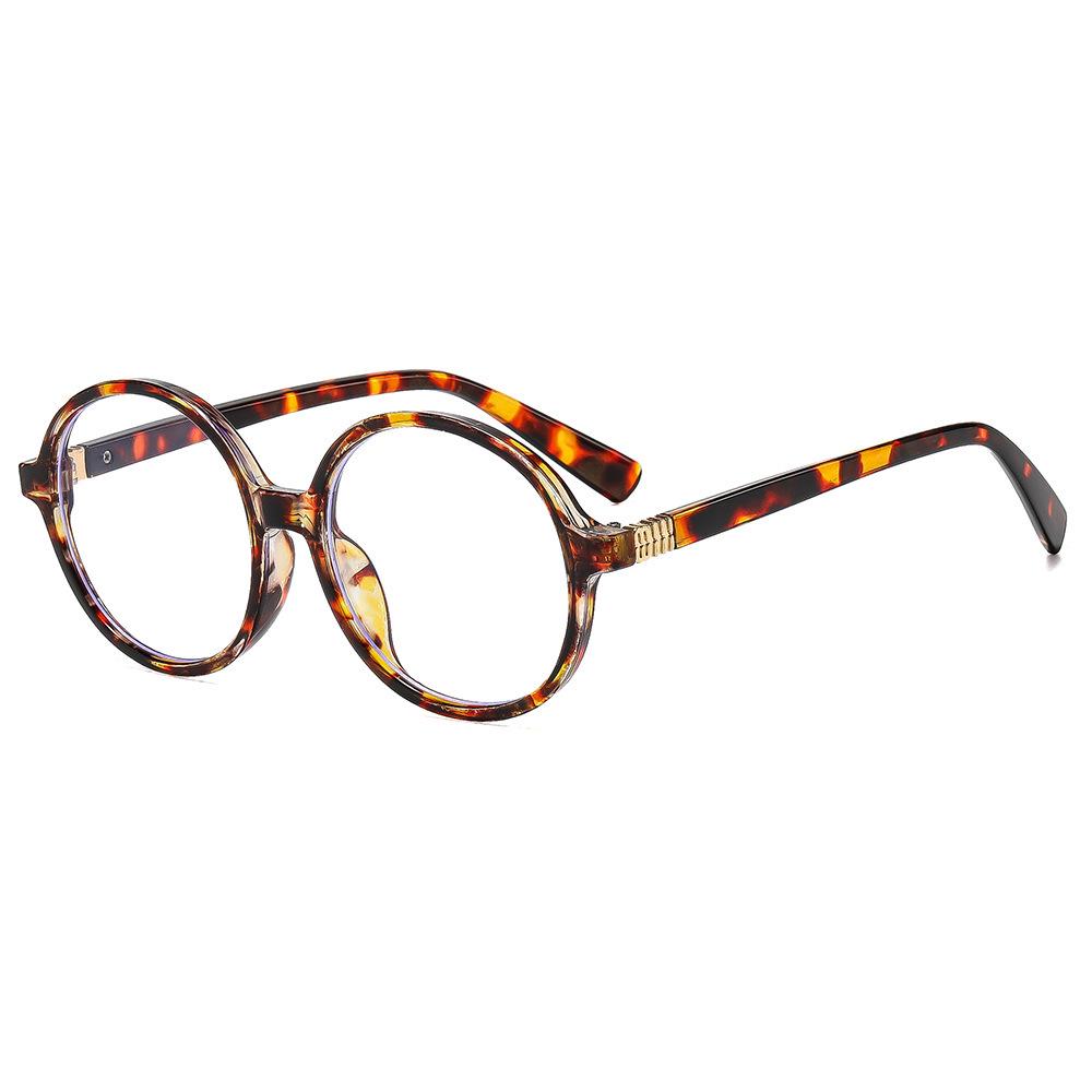 Korean Retro Round Frame Sunglasses for Women - High-End Street Style Glasses
