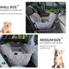 Universal All-Season Car Rear Seat Dog Bed: Removable, Washable, Handbag-Style Design.