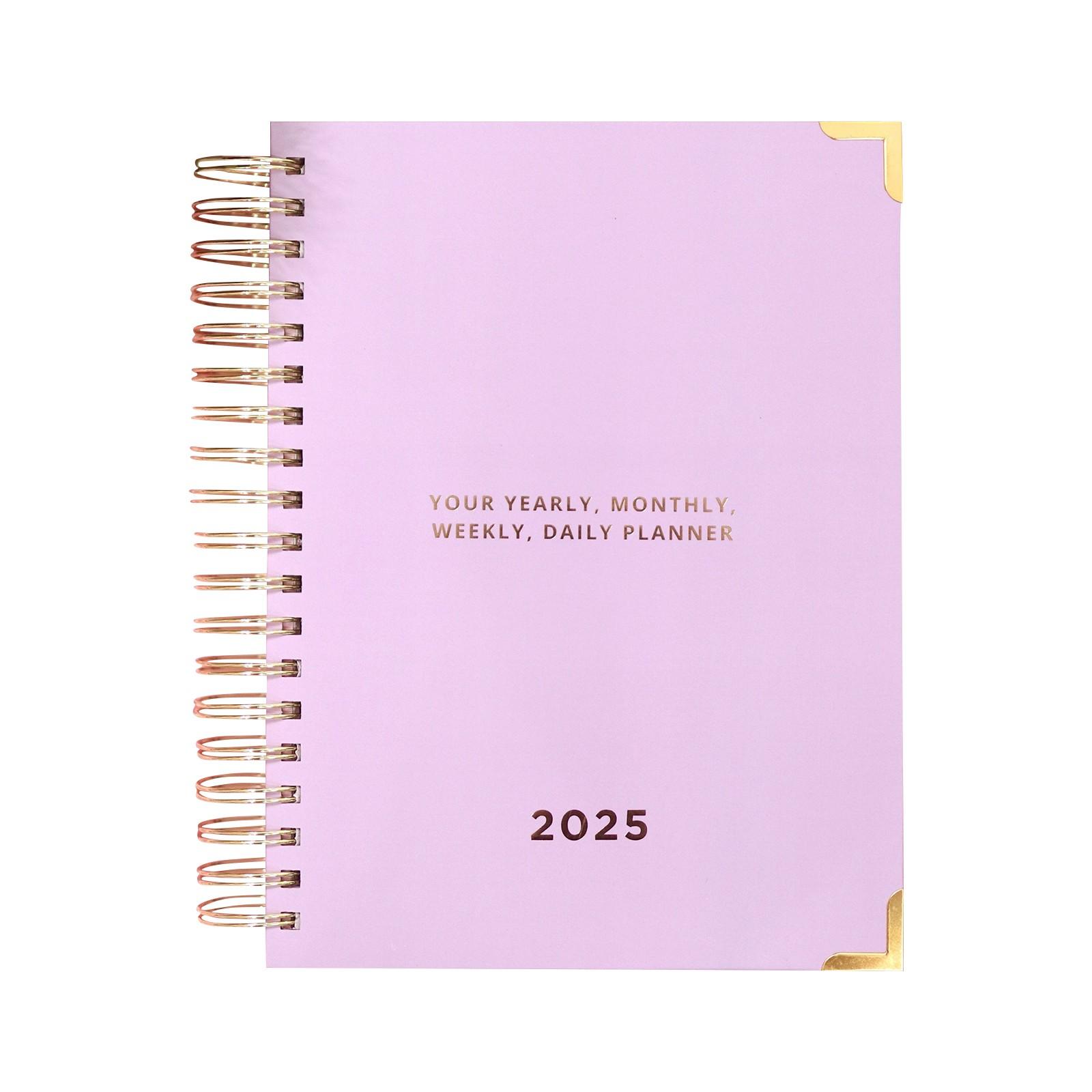 

Ежегодный блокнот для планирования бюджета, финансового планирования и еженедельного планирования с инструментами для постановки целей One Size фиолетовый