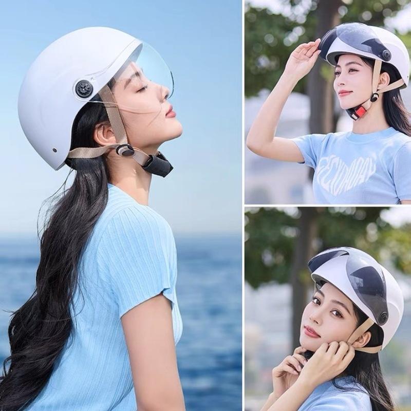 2024 Neuer Elektrofahrradhelm Sommer Motorrad Sonnenschutz Fahrhelm Herren Damen Universal Leichter Sicherheitshelm