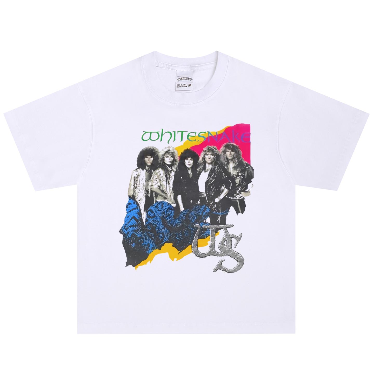 Whitesnake T-Shirt, Soft Fabric Casual Daily Wear XL